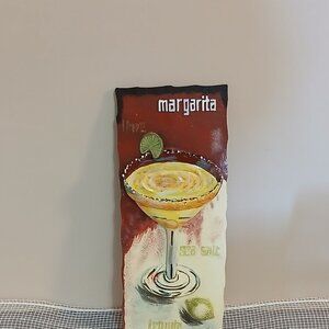 Margarita 3-D Wall Plaque by Tobias
